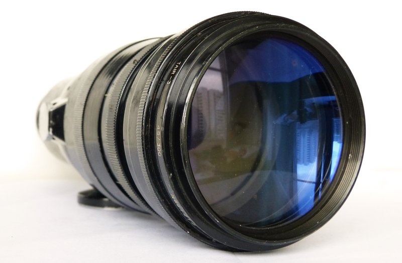 Tair-3 4.5/300 USSR lens ZOMZ M42 mount SLR Grand Prix Brussels with cap - 相機/拍立得/底片相機 - 其他材質 黑色