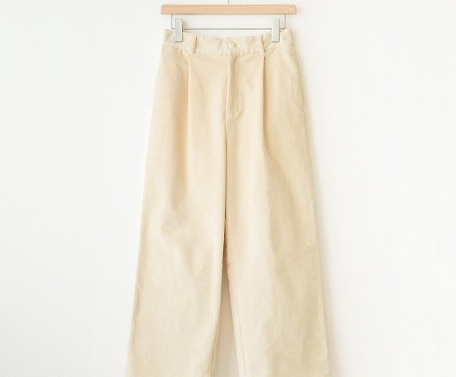 コーデュロイストレートパンツ - Shop CRAHUG Women's Pants - Pinkoi