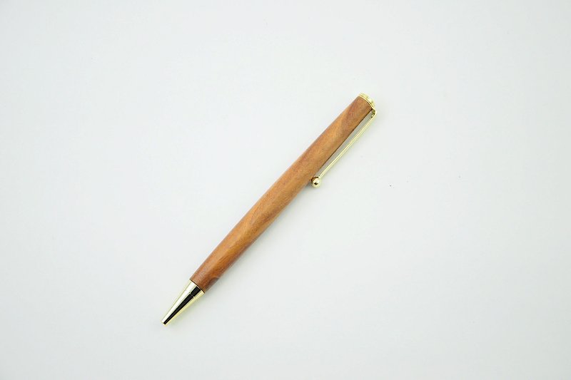 【Log Ball Pen-Red Beech】 - Ballpoint & Gel Pens - Wood Brown