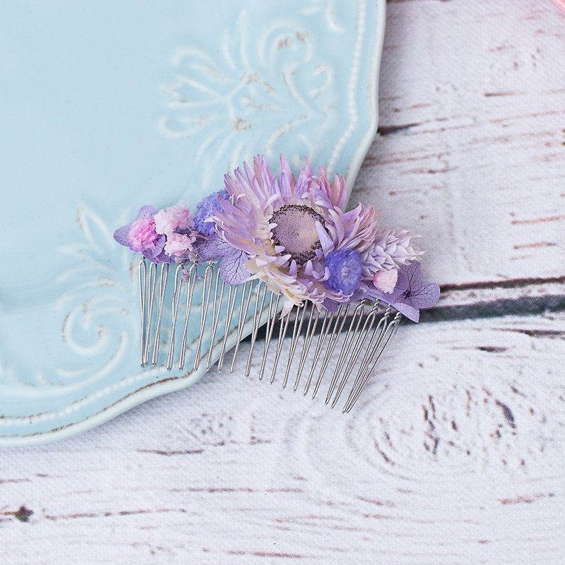 Dry lotus purple amaranth - VASE - Hair Accessories - Plants & Flowers 