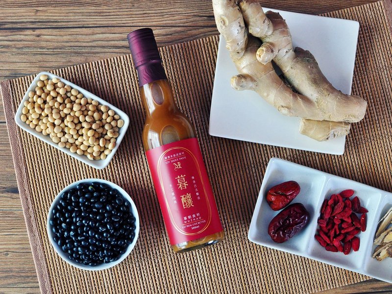 暮釀手作醬油膏 300ML 沾拌滷煮一罐搞定 中秋烤肉必備 - 醬料/調味料 - 玻璃 紅色