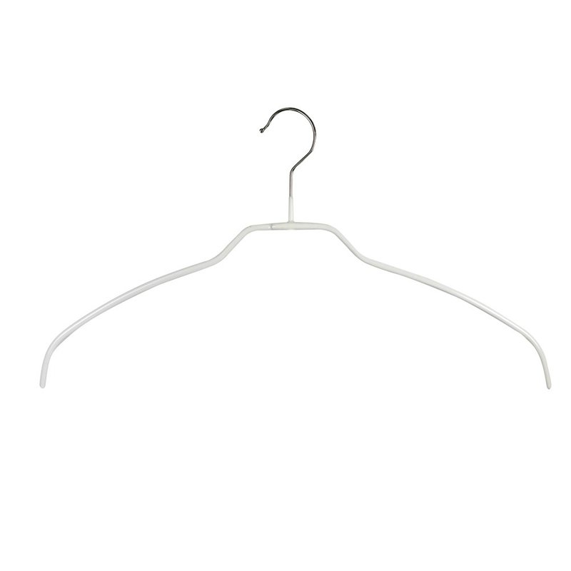 【德國MAWA】時尚簡約止滑無痕衣架42cm(白色/20入) - 衣架/衣帽架/掛勾 - 其他金屬 白色