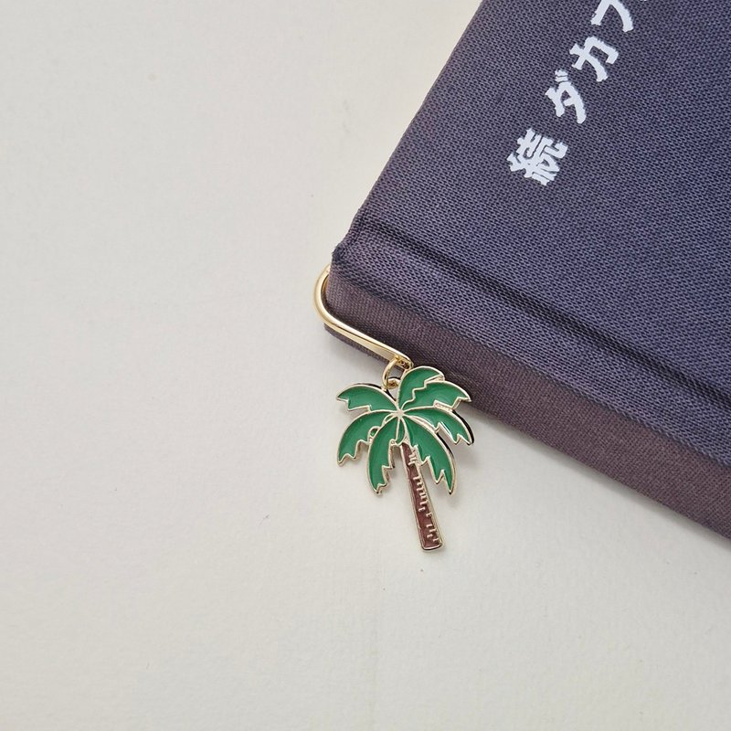 A palm tree bookmark, A palm tree - 書籤 - 其他金屬 綠色
