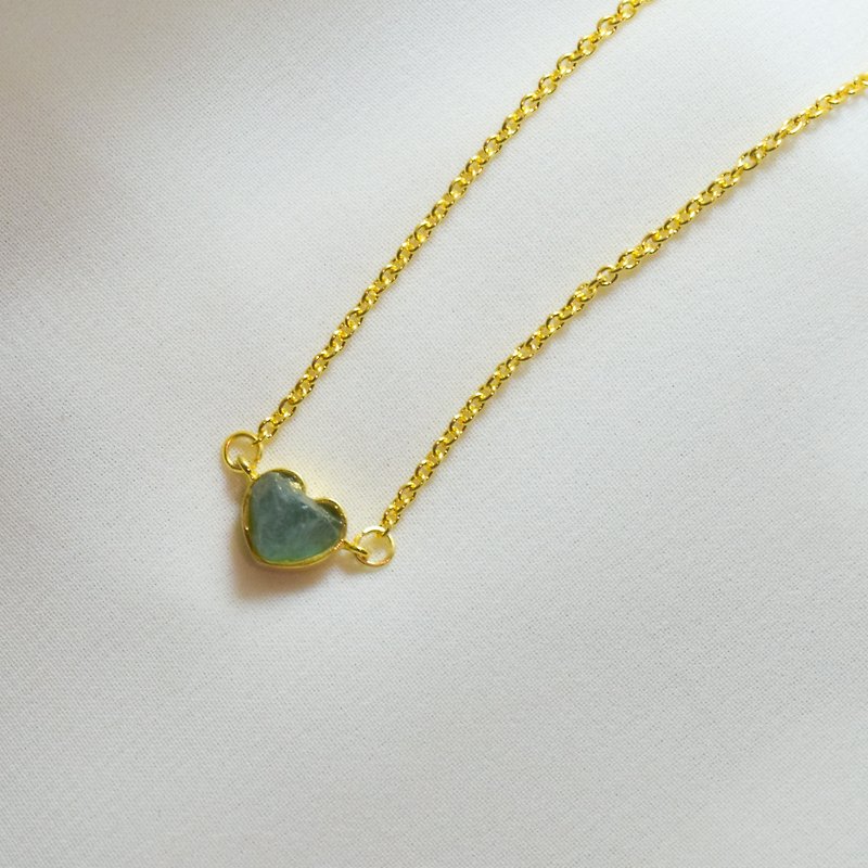 Heartbeat Pendant - Necklaces - Other Materials Gold