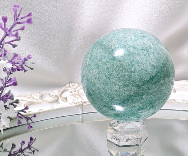 幸運の球 石 置物