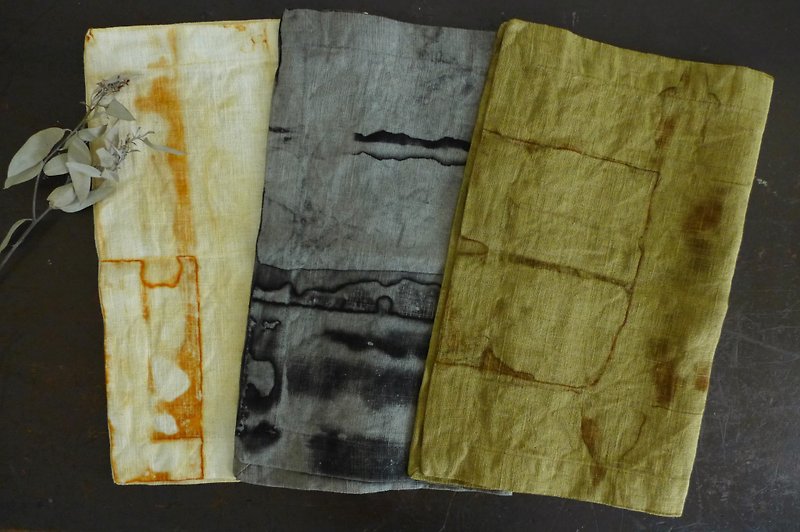Rust-Dye Ramie Placemat - ผ้ารองโต๊ะ/ของตกแต่ง - ผ้าฝ้าย/ผ้าลินิน 