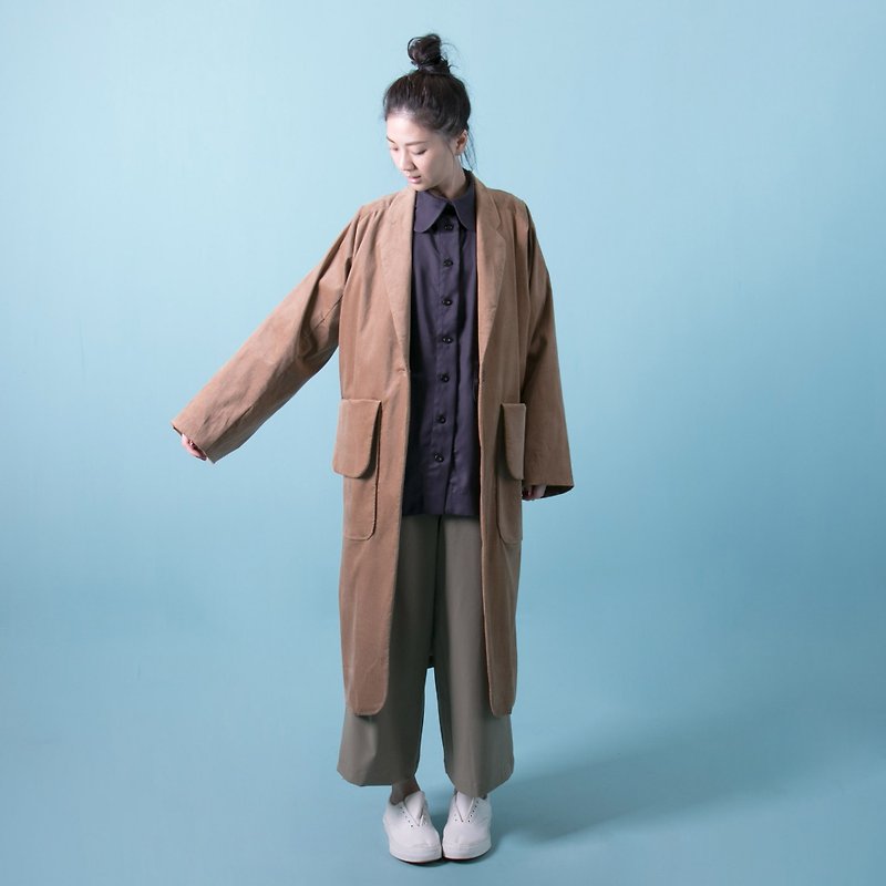Suit coat brown - Women's Casual & Functional Jackets - Cotton & Hemp Brown