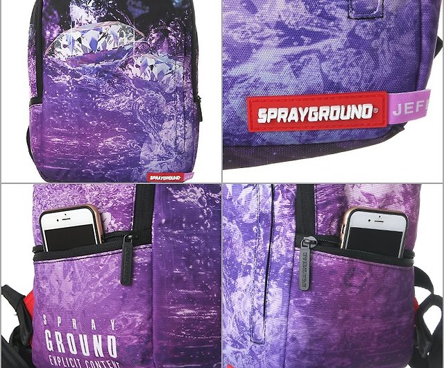 Sprayground Vandal Couture Mens Backpack Purple Pink 910B5223NSZ – Shoe  Palace