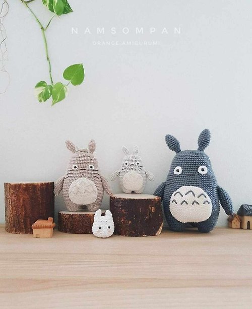 namsompan Digital Download - PDF | Crochet amigurumi Pattern Totoro | Thai / English