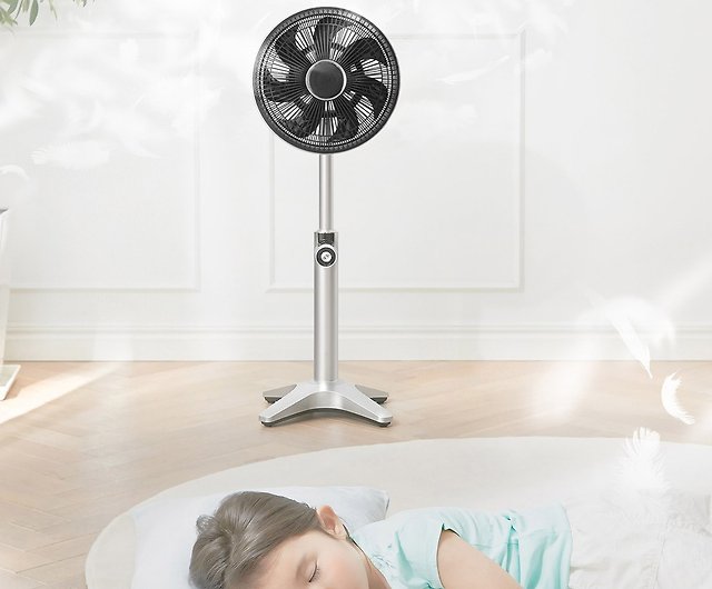 【Kamome】Extremely Quiet Metal Circulation Fan FKLT-251D(Silver)