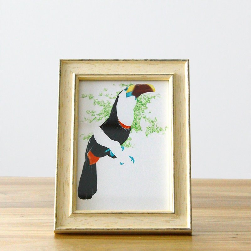 toucan - การ์ด/โปสการ์ด - กระดาษ ขาว