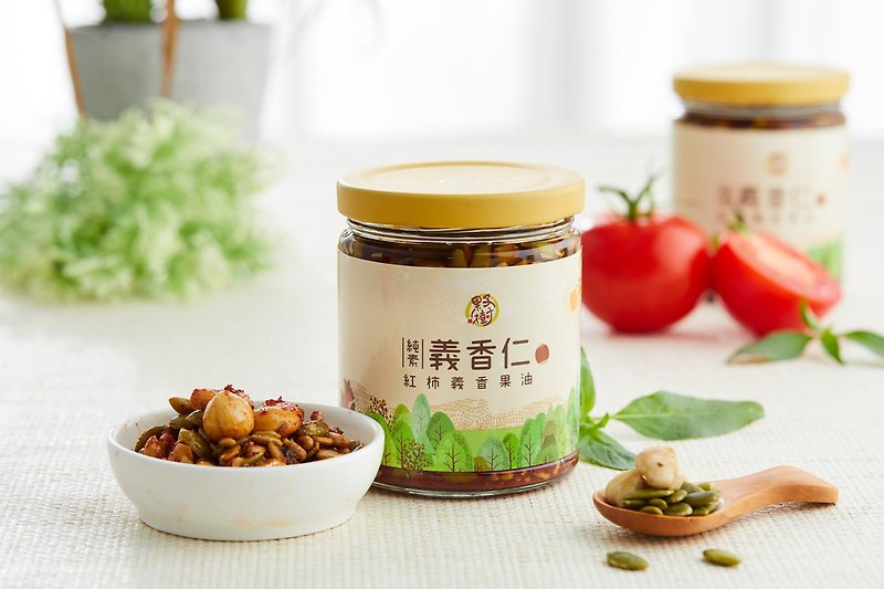 Yixiangren-Yixiang Fruit Oil of Tomato - เครื่องปรุงรส - แก้ว สีเขียว
