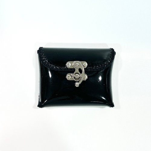 BAKS JEJULOUNLIFE wallet - enamel black leather