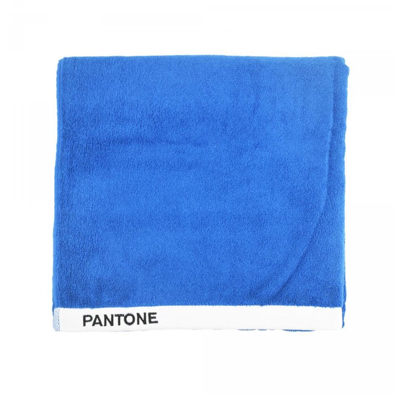 PANTONE - 100%優質純棉純色毛巾 - 浴巾 (2020B) - 毛巾/浴巾 - 棉．麻 藍色