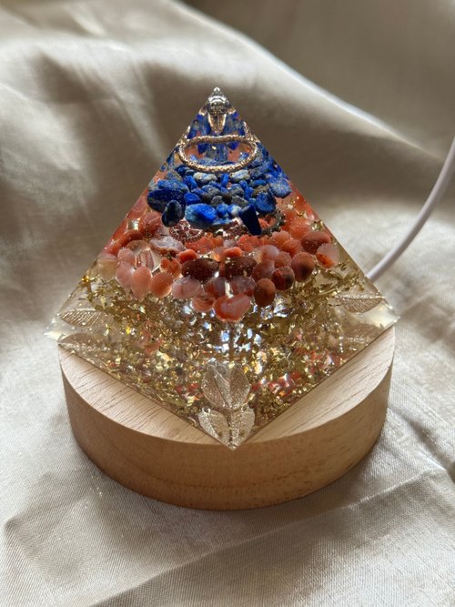 Serendipity Gem｜翡翠．水晶．奧剛 訂製【奧剛能量塔-來遊樂世界的你】-奧根金字塔