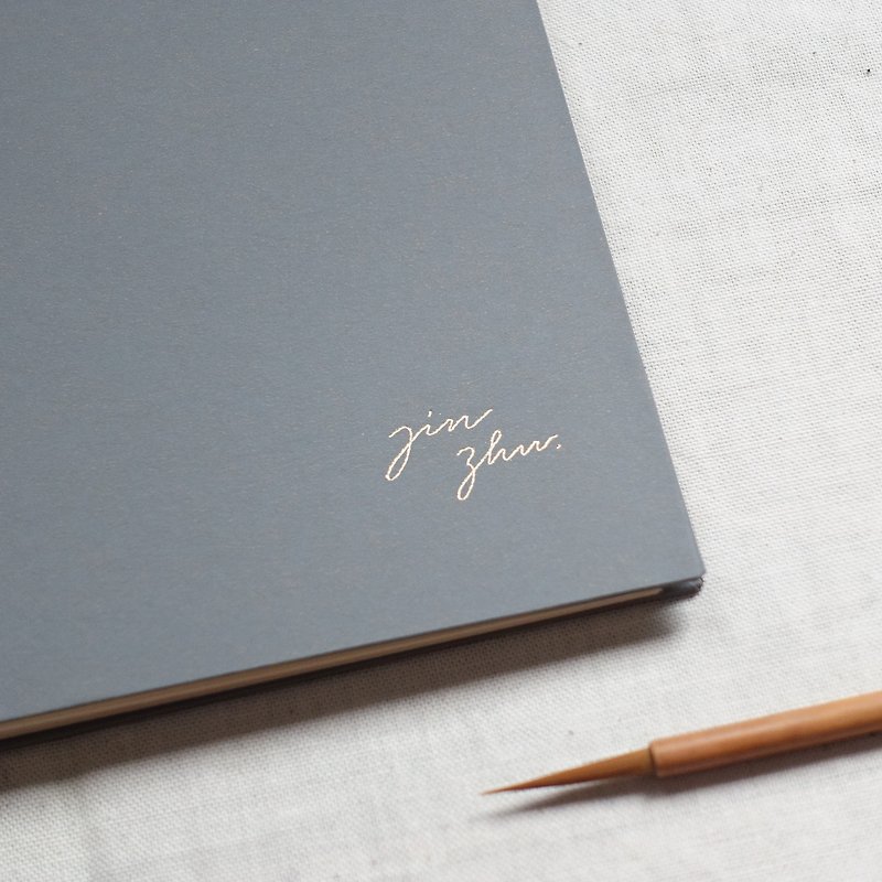 【Customized】Watercolor book | There are instructions in the handwritten bronzing fee, please do not place an order separately - Notebooks & Journals - Other Metals Gold