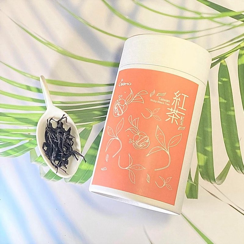 LAOMU紅玉紅茶/台灣紅茶/自然農法/天然薄荷香/肉桂香 - 茶葉/茶包/水果茶 - 植物．花 