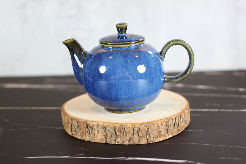 【偉大的媽媽】耀洋 天目釉 圓滿茶壺 微瑕疵作品 - 茶壺/茶杯/茶具 - 陶 