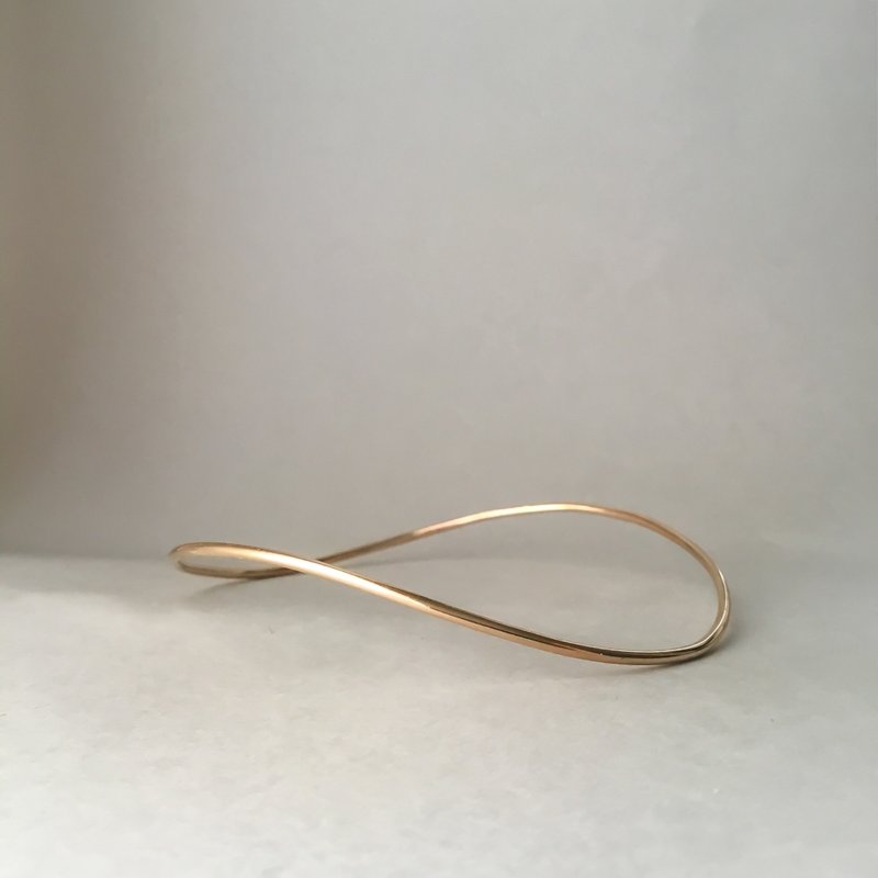 14k gold filled ripple bangle - Bracelets - Precious Metals Gold