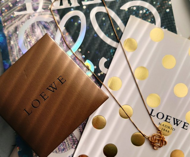 LOEWE ロゴデザイン ネックレス パーソナライゼーション ネックレス（メタル） ゴールド - LOEWE
