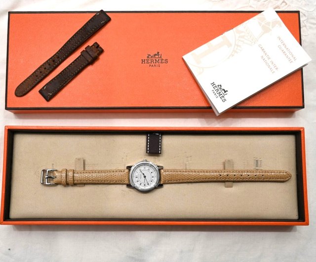 廃盤アンティーク時計 エルメス キャリック 中古 メンズ