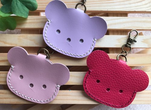 职人Hand-stitched leather bear key ring / W1-030 / finished product - Shop  mooleather Keychains - Pinkoi