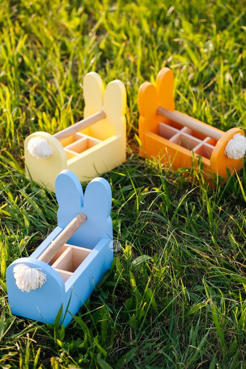 Wooden box for pencils and markers, kids pencil box with cells, pen holder  - Shop Pinguwood Baby Accessories - Pinkoi