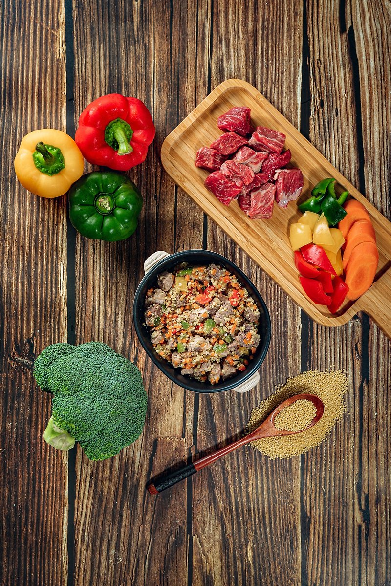 [Dog Staple Food] MyHappii Dog Fresh Food | High Protein | New Zealand Beef Tri-Color Pepper - อาหารแห้งและอาหารกระป๋อง - วัสดุอื่นๆ 