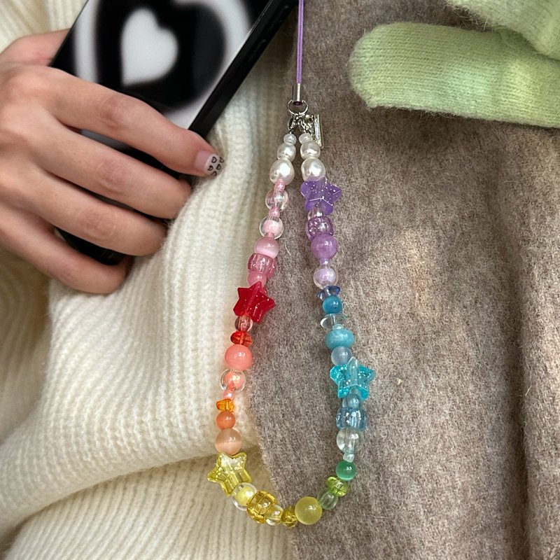RAINBOW CANDY PHONE STRAP - 其他 - 其他材質 