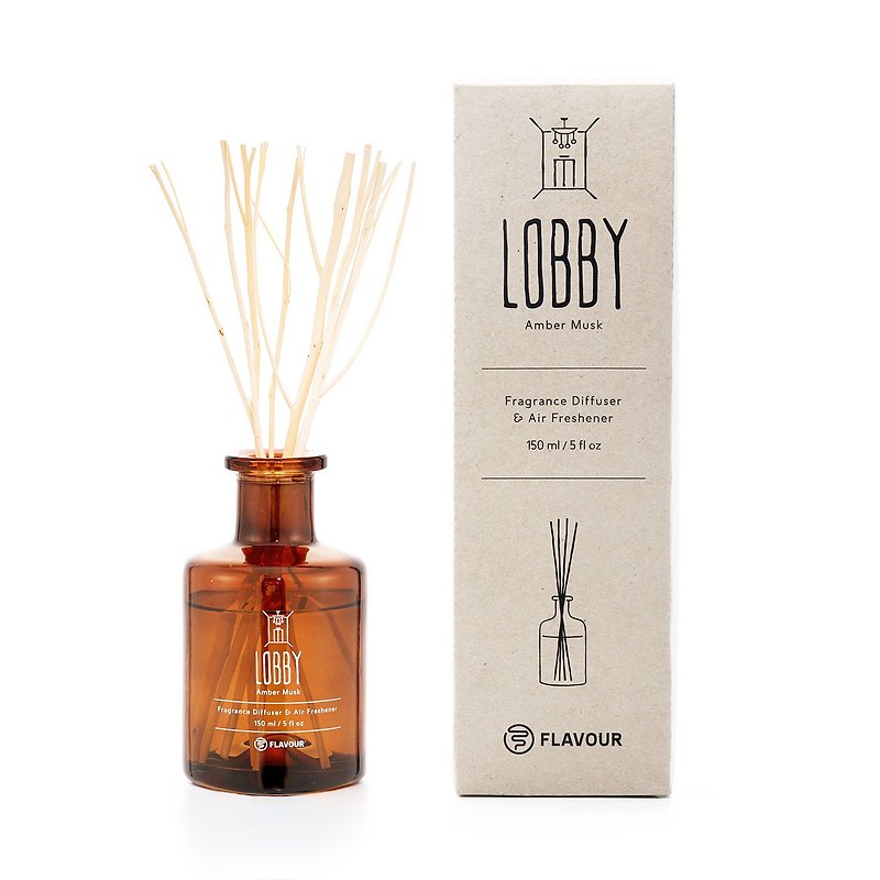[FLAVOUR] LOBBY | Fragrance Diffuser | Amber Musk - Fragrances - Essential Oils 
