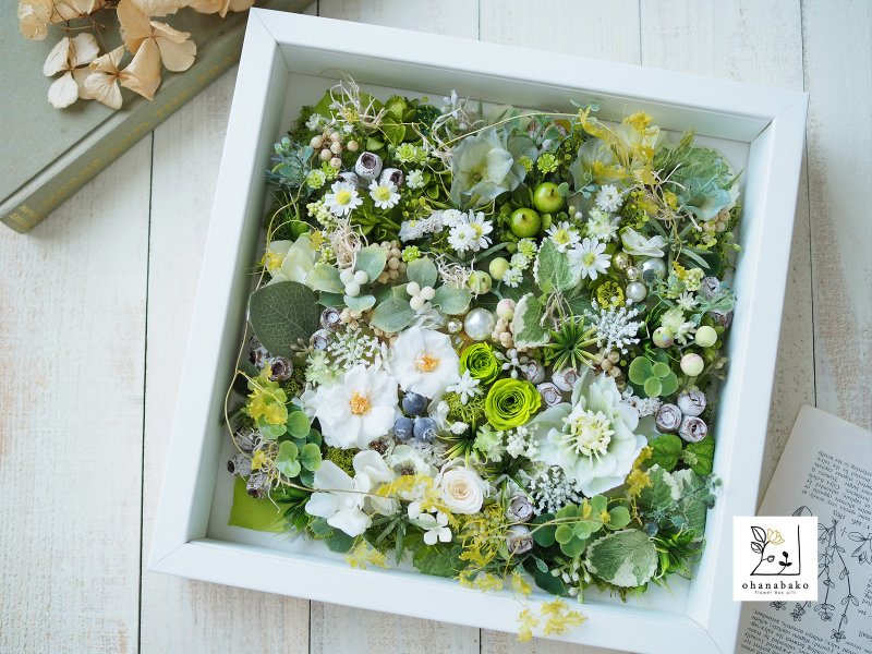 Special Occasion Celebration Birthday Wedding Gift_Colorful Preserved Flowers - จัดดอกไม้/ต้นไม้ - พืช/ดอกไม้ สีเขียว