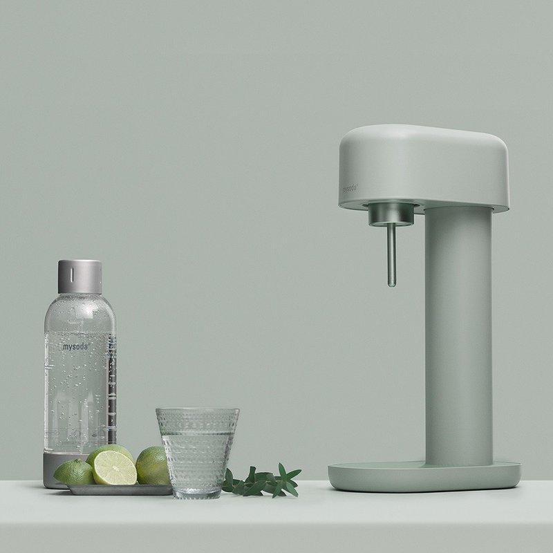 Finland [mysoda] Ruby aluminum alloy sparkling water machine-spruce green - Kitchen Appliances - Aluminum Alloy Green