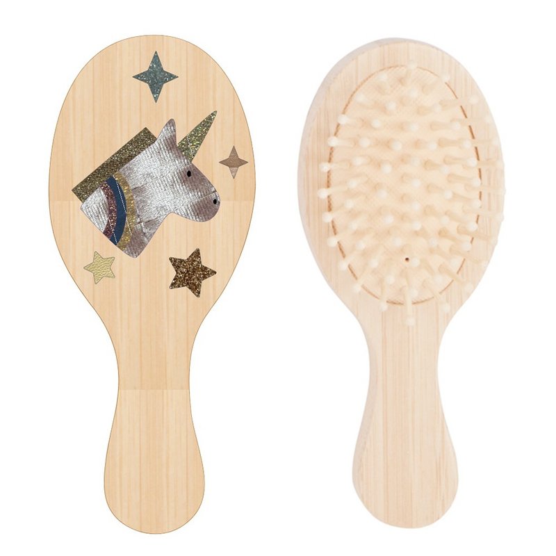 英國Mimi & Lula AW25_獨角獸魔髮梳 - 嬰兒手鍊/飾品 - 聚酯纖維 