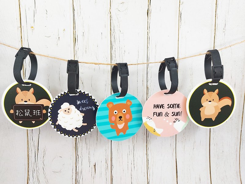 Children’s favorite [cute animals] school bag charms/luggage tags/birthday gifts/customized gifts - Luggage Tags - Eco-Friendly Materials Multicolor