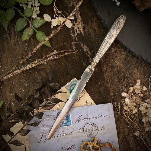 【Walker & Hall】【純銀ハンドル】レターナイフ/ペーパーナイフ Walker & Hall】【純銀ハンドル】レターナイフ/ペーパーナイフ 1907年