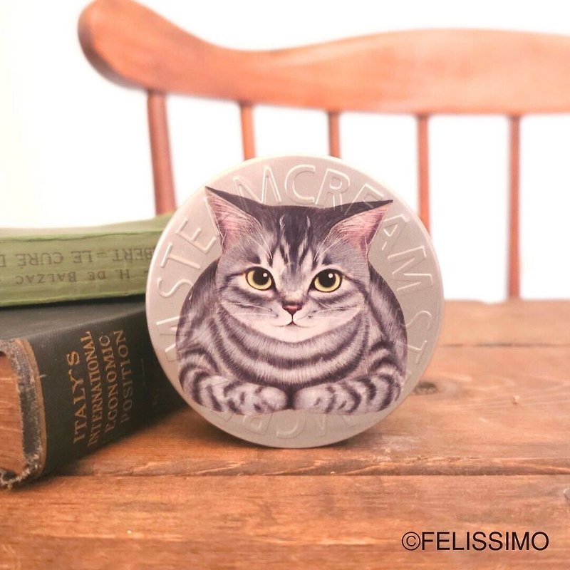 [Cute big eyes] 1498 Felissimo cat part folded tabby cat 75g gift - Day Creams & Night Creams - Other Materials 