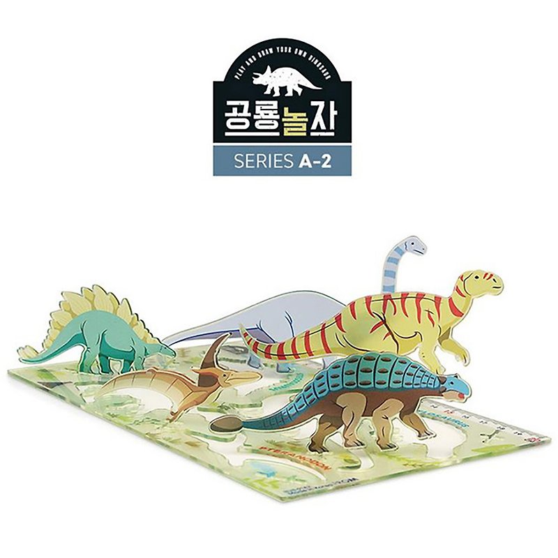 Korea PROM Dinosaur 3D Acrylic Puzzle A-1 - ของเล่นเด็ก - อะคริลิค 