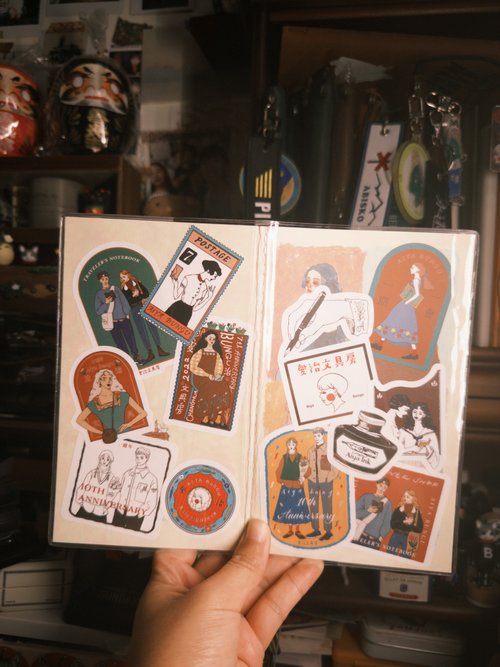 愛知文具 10周年記念ステッカーセット 24枚 - ショップ ラ・ドルチェ