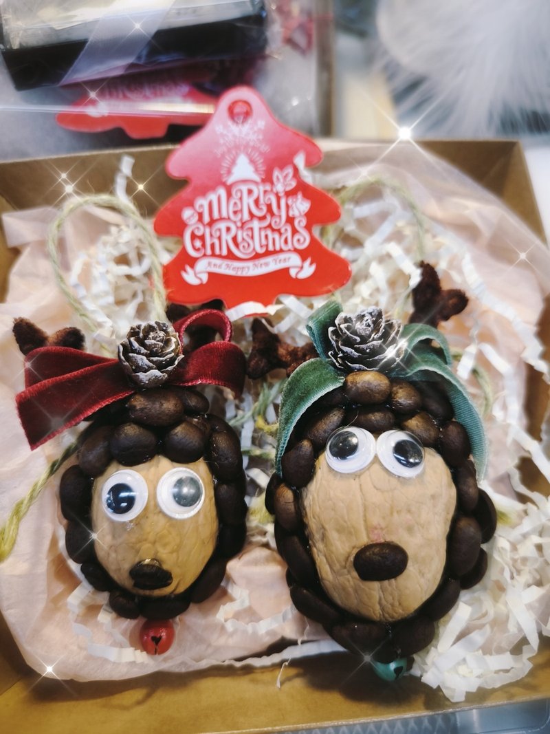 聖誕咖啡豆吊飾 - 吊飾/掛飾 - 新鮮食材 