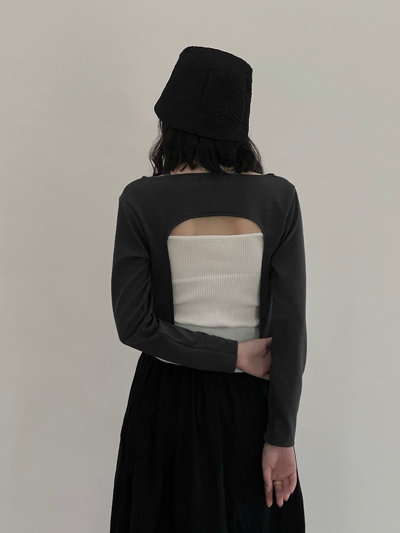 Molly backless top+ stretch fabric - 女上衣/長袖上衣 - 其他材質 多色