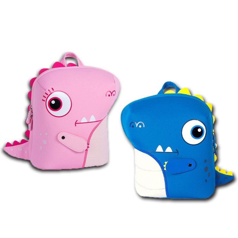 NOHOO Toddler Backpack (3~4 years old) Dinosaur Series - กระเป๋าสะพาย - วัสดุอื่นๆ หลากหลายสี