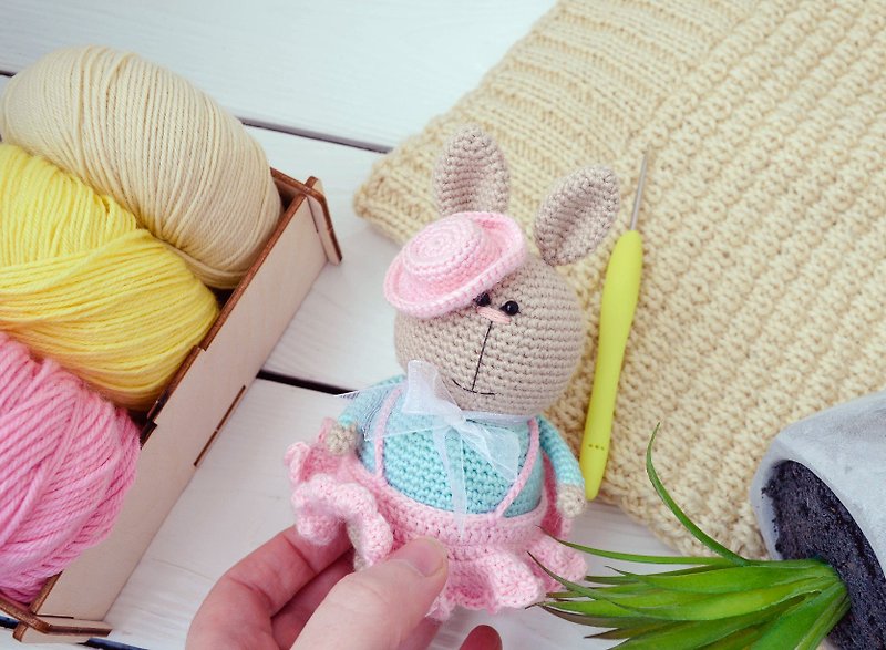 Crochet Bunny Mini bunny Gift for her Bunny lover gift