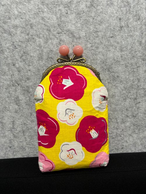 MadebyChichi.L｜手工口金店 MBC 人手製 大樁花 12cm 圓框 口金包