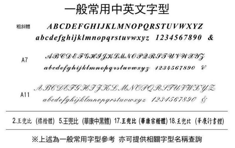 單獨外加刻字服務 詳細價格請詢問 - 其他 - 其他材質 黑色
