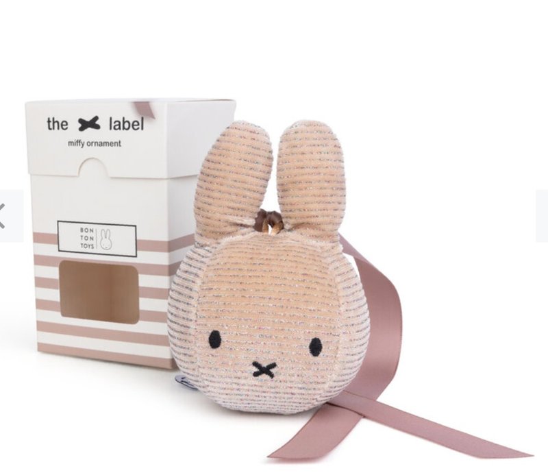 Miffy Ornament Sparkle Sand in giftbox - พวงกุญแจ - ผ้าฝ้าย/ผ้าลินิน หลากหลายสี