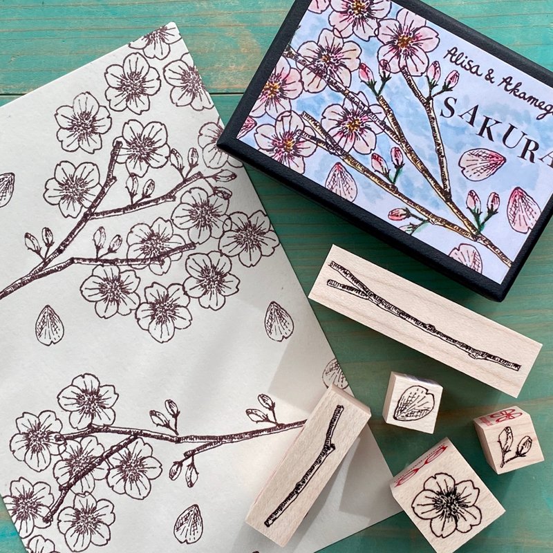 SAKURA - 印章/印台 - 木頭 