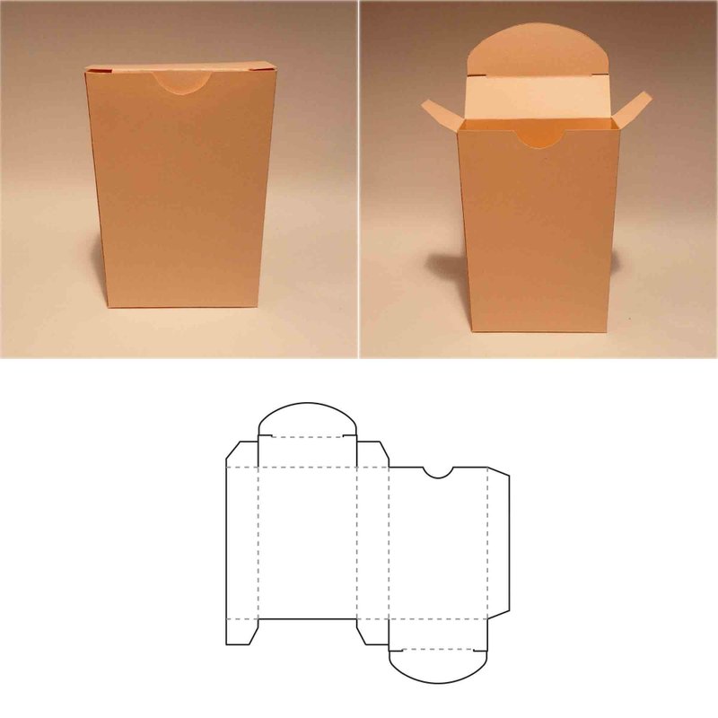 Playing card box template, card box, tuck box, card deck box, poker card box, A4 - 圖文模板設計 - 其他材質 
