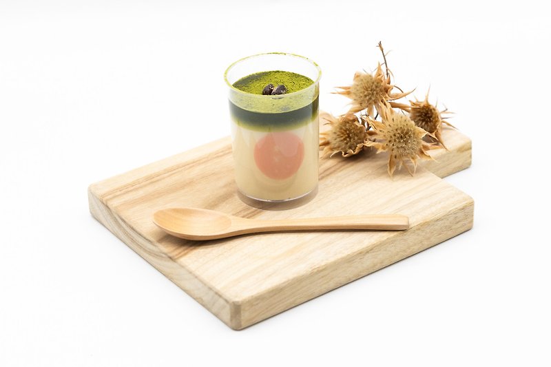 Wagashi | Japanese loose water gift vegan thick matcha soy milk pudding - Panna Cotta & Pudding - Fresh Ingredients 