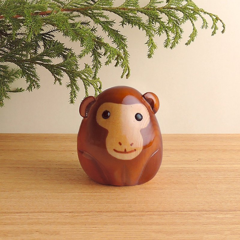 Monkey - Items for Display - Wood Brown