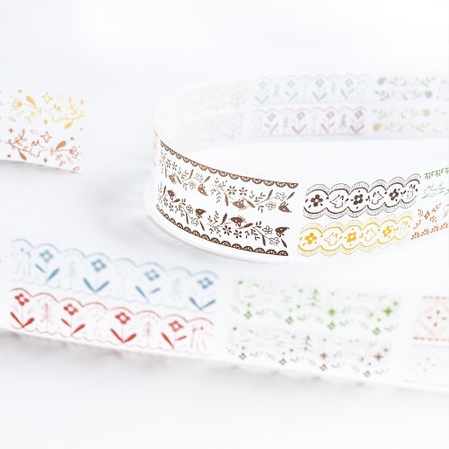 Vintage Lace / Washi(Cut type)/Glossy/PET Tape - Shop yusworld Washi Tape -  Pinkoi